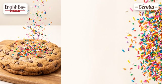 Rainbow sprinkle burst