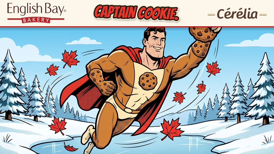 Captain Cookie in the snow