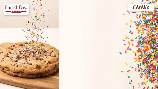 Rainbow sprinkle burst